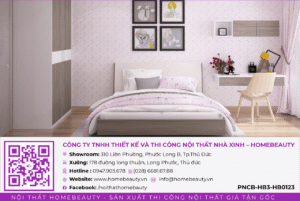 Phòng ngủ Con Gái HBF PNCB-HB3-HB0123