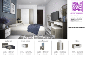 Phòng ngủ HBF PNCB-HB4-HB0137