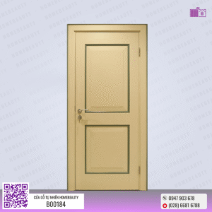Cửa gỗ tự nhiên - B00184