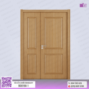 Cửa gỗ tự nhiên - B00190-1