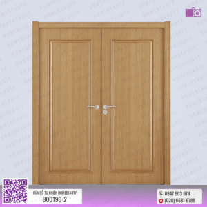 Cửa gỗ tự nhiên - B00190-2