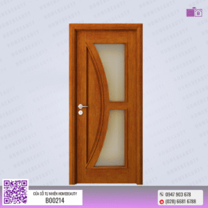 Cửa gỗ tự nhiên - B00214