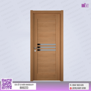 Cửa gỗ tự nhiên - B00223