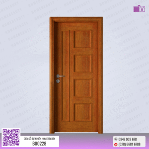 Cửa gỗ tự nhiên - B00228