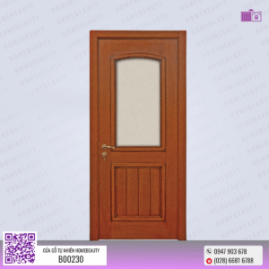 Cửa gỗ tự nhiên - B00230